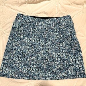 Lilly Pulitzer Blue Floral Skort
